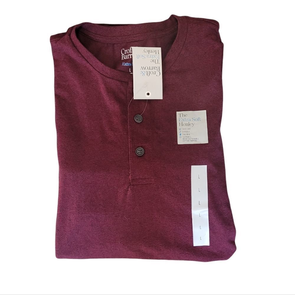 Men croft & bartow maroon tee